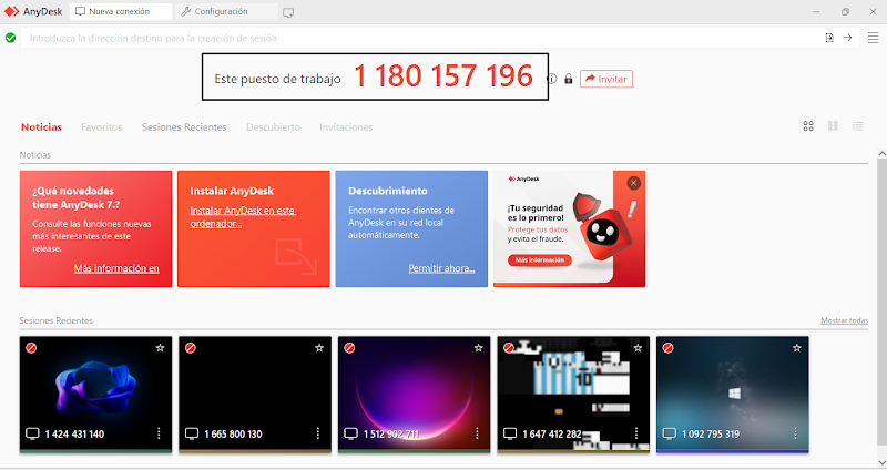 AnyDesk Ingreso 1